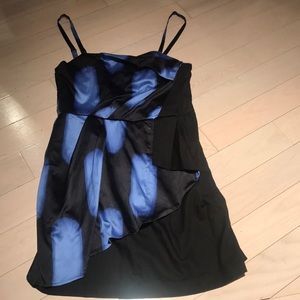 BCBG Black & Blue Dress Size 4